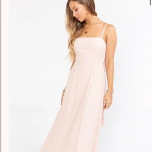 NWT Show Me Your Mumu Lauren Tie Maxi Dress